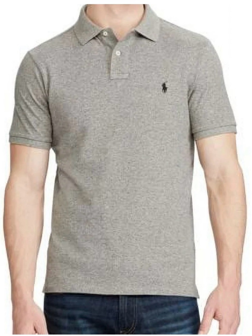Polo by Ralph Lauren Heather Gray Short-Sleeve Polo